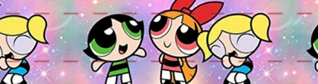 1" 2 YARDS Powerpuff Girls Grosgrain Ribbon Hair Bows Scrapbooks Cards Gift Wrap