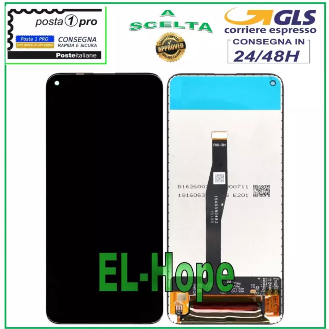 Display Lcd Per Huawei Nova 5T Yal-L21 L61 L71 Touch Screen Schermo Assemblato