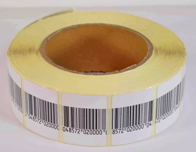 EAS ANTI-THEFT SECURITY CHECKPOINT SOFT LABEL TAG 1000PCS 8.2 MHZ (30mmx40mm)