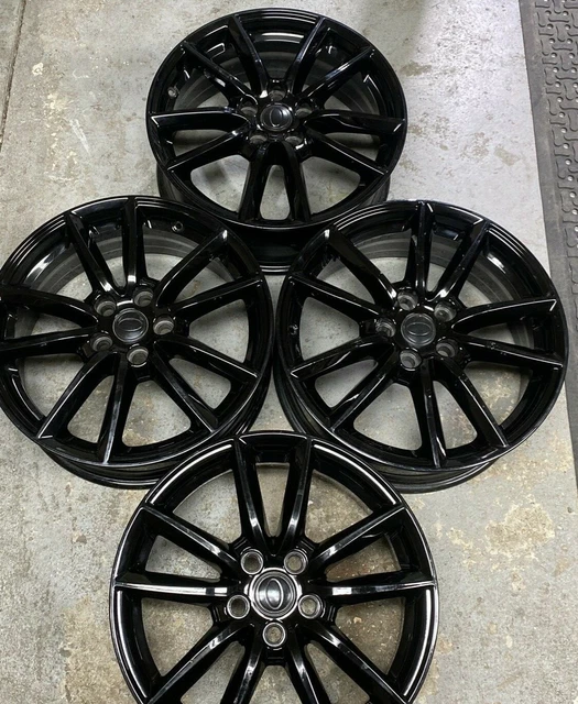 FOUR 19& LAND ROVER RANGE ROVER GLOSS BLACK 13-20 OEM Factory Wheel ...