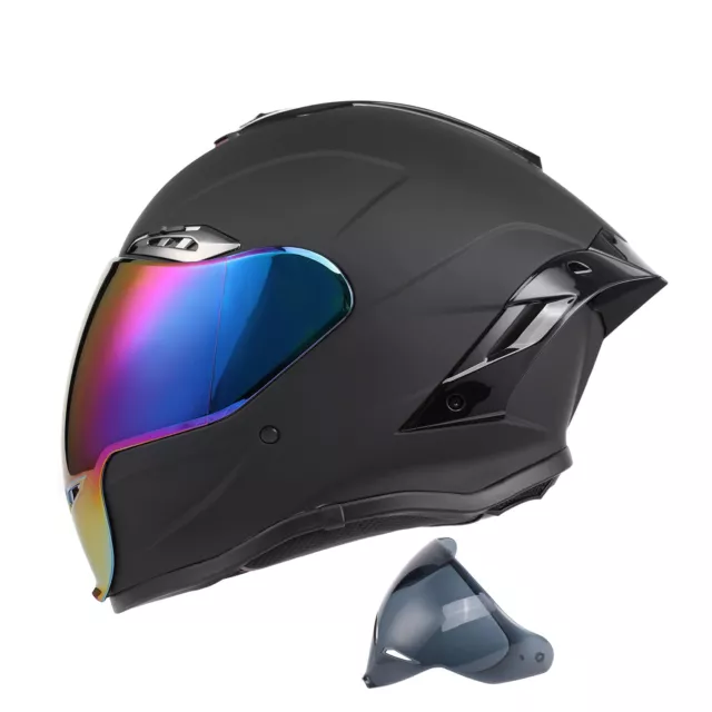 Full Face DOT Motorcycle Outer Visor Color Street Helmet For Icon Airflite 2024