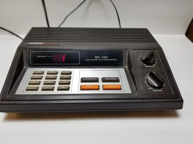 Vintage Uniden BEARCAT 145XL 16 Channel Weather  Scanner Ham RADIO, GMRS, MURS