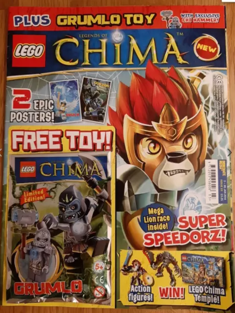 Lego Chima Magazine Issue 3 Super Speedorz Limited Edition grumlo  Figure New