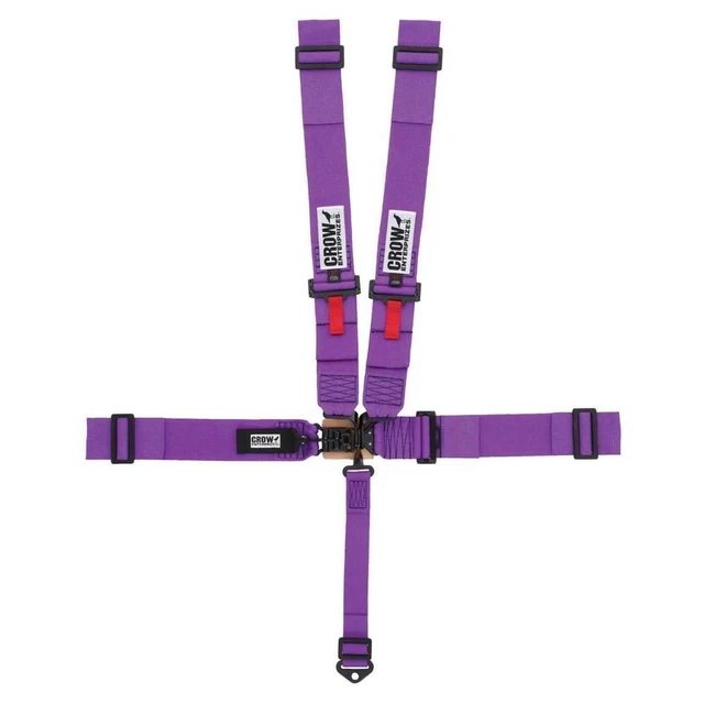 Crow 20055B Sprint & Midget Racing Harness, 3 In, Purple