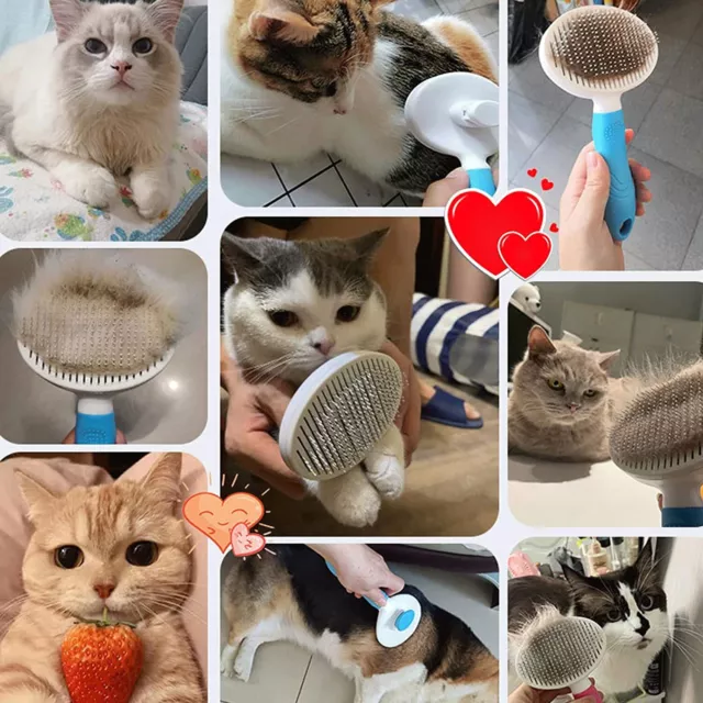 Pet Hair Remover Dog Cat Comb Grooming Massage Deshedding Cleaning Brush /Gloves 5
