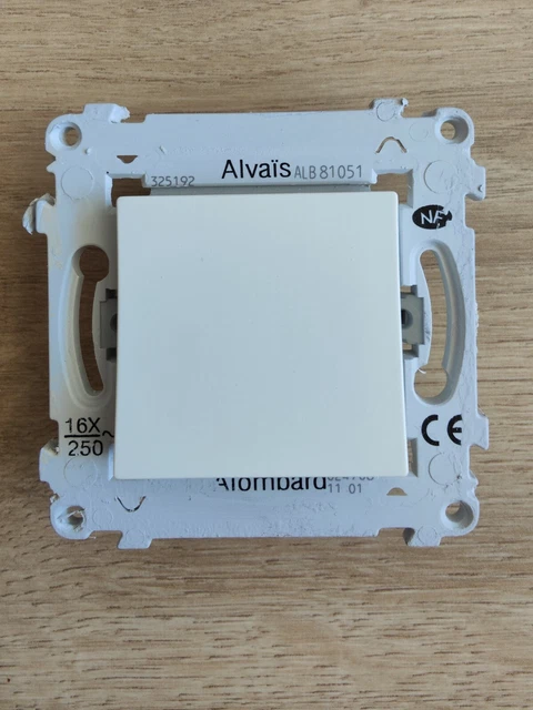Plaque Murale Alvais Alombard Schneider Electric ALB81000 - Occasion Fonctionnelle