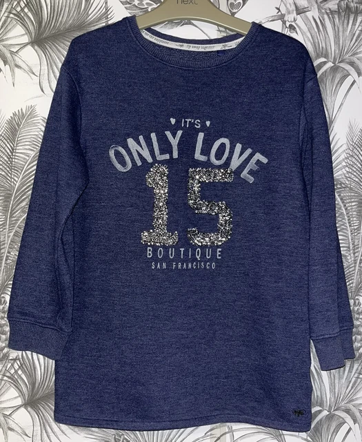 Girls Age 6-7 Years - Next Long Sleeved Jersey Tunic Top