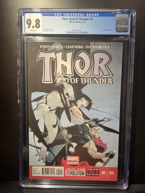Thor God of Thunder 5 CGC 9.8 1st Printing Gorr Appearance 🔥🔥 Thor God of Thunder 5 CGC 9.8 1st Printing Gorr Appearance 🔥🔥