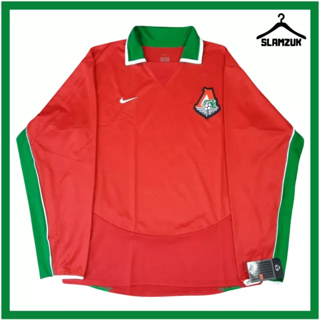 Lokomotiv Moscow Football Shirt Nike Large Home Kit Russia 2004 2005 791503 S45