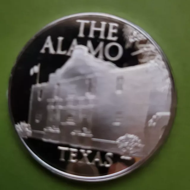 SCARCE The Alamo Battle Proof commemorative coin