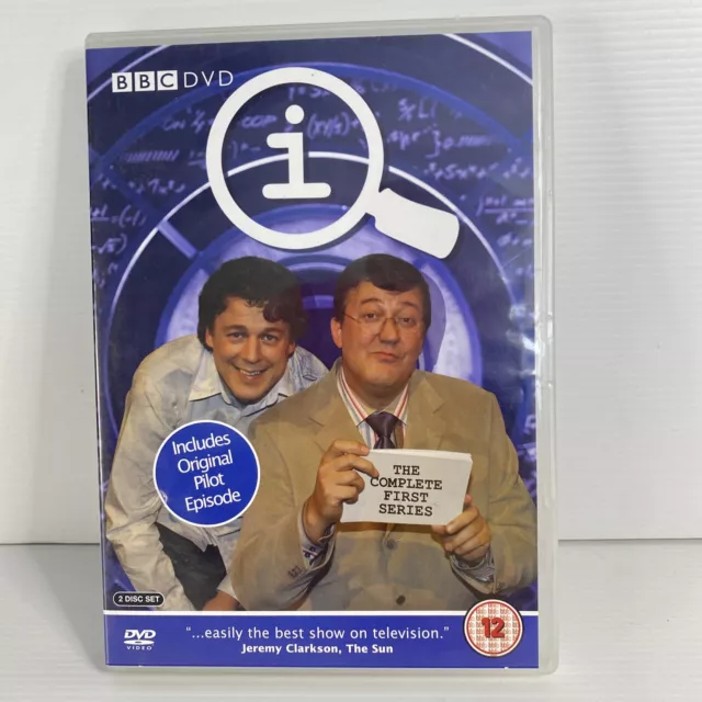 iQ DVD Series 1 BBC Includes Original Pilot Episode Comedy Quiz Stephen Fry R2&4