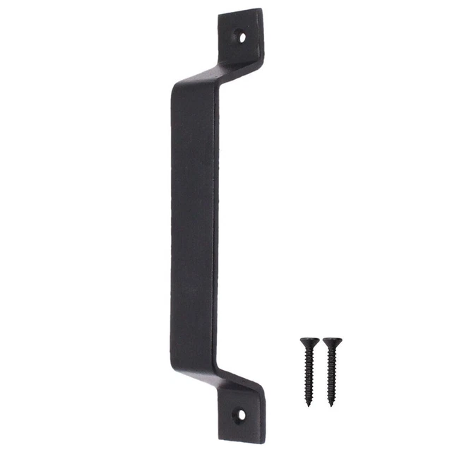 Sliding Barn Door Handle Pull Gate Garage Hardware With Screws Carbon Steel