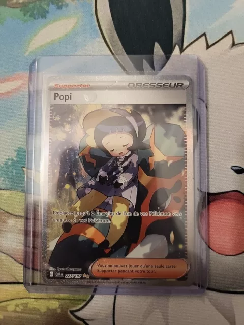 Popi (Poppy) 220/197 Shiny Full Art - Ultraboost X Écarlate et Violet 03  Flammes Obsidiennes - Box of 10 Pokemon French cards