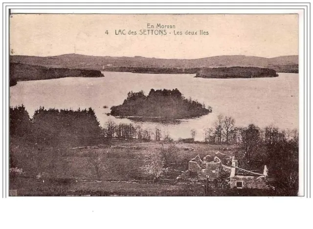 58.Lac Des Settons.les Deux Iles.