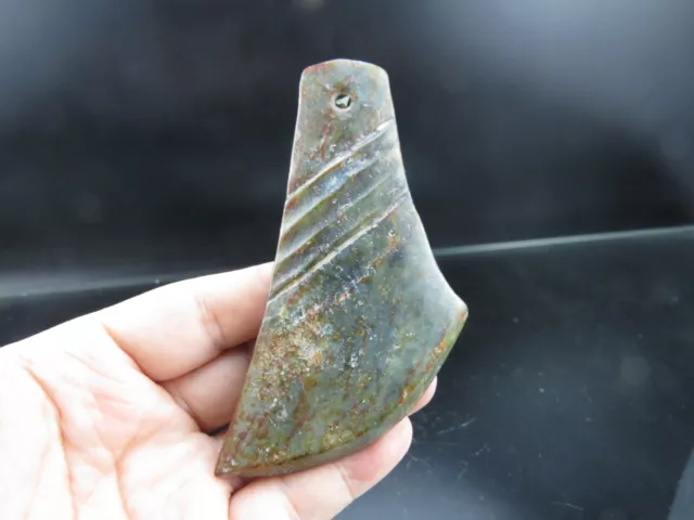 China,old  jade, Hongshan culture,natural jade,Jade  axe,pendant  B(469)