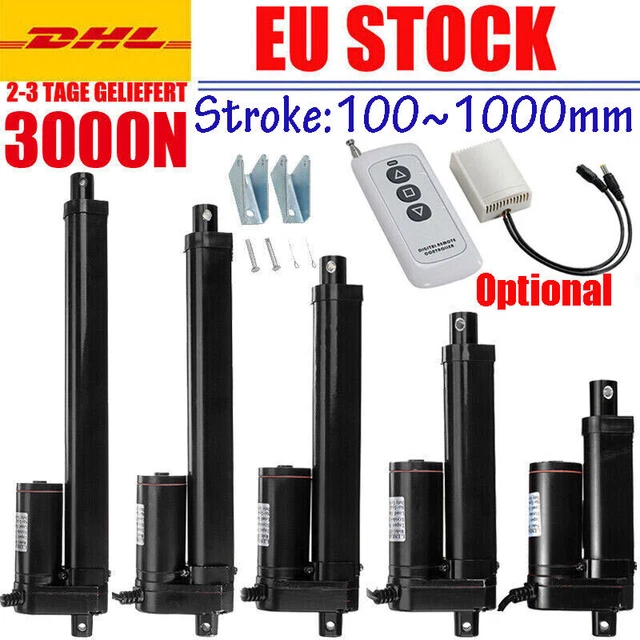 11.8in Linear Actuator, 3000N Multifunction Electric Sofa Motor Recliner Chair Replacement For Bed Booth Lifting Rod Projector Etc - View #7