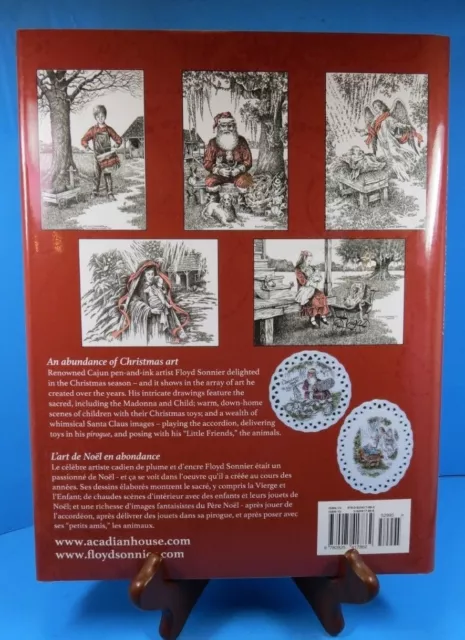 CHRISTMAS IN CAJUN COUNTRY~FLOYD SONNIER~1st EDITION #115~ENGLISH/FRENCH~HB/DJ 2