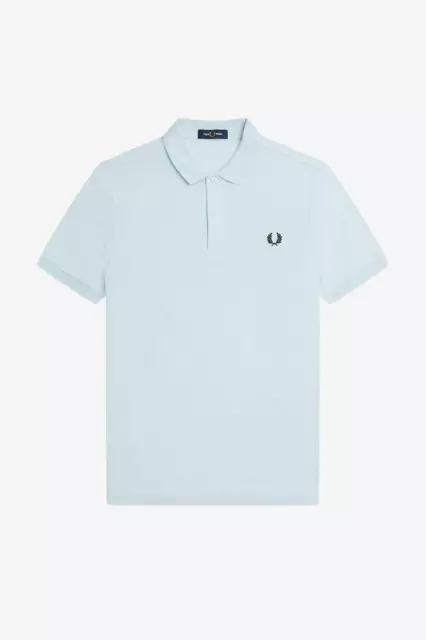 Fred Perry Polo Manica Corta Piquè Azzurro - Taglia XXL Abbigliamento Uomo Polo