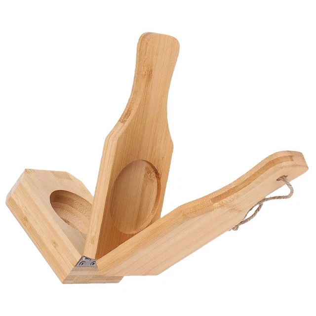Pratica pressa per banane in legno, tostones, pressa per banane da cucina, Tostones Maker,