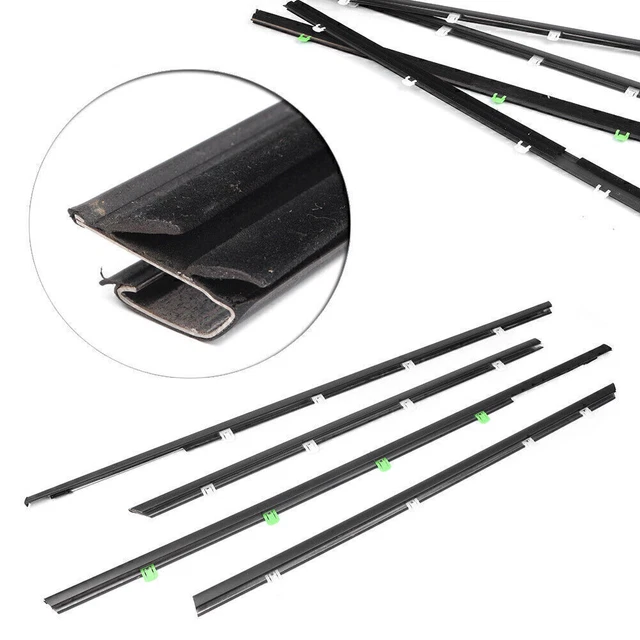 Weatherstrip Moulding Seal Belt Outside Window Trim Fit Honda Civic 2012 - 2015