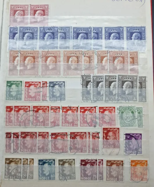 Posten Lot Briefmarken Norwegen Europa - gestempelt