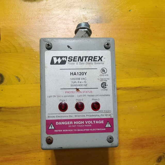 Sentrex Protection SENTREX PANEL ZONE Hard Wired Surge Protection Device HA120Y £47.16 ...