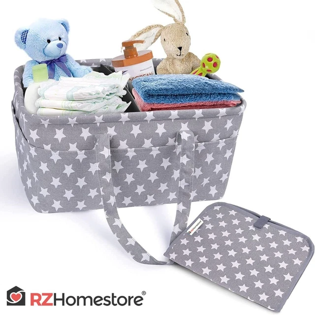 Large Baby Nappy Caddy Organiser Newborn Nursery Storage Bag Baby Shower Gift