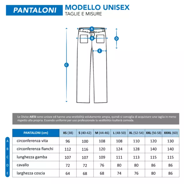 Divisa Sanitaria completa in cotone 100% scollo a V per medico infermiere oss 3