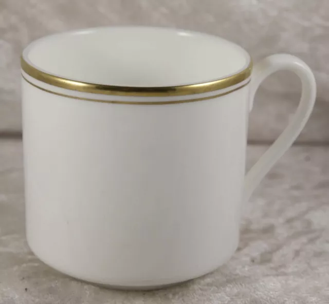 Royal Doulton Gold Concord H 5049 white Espresso Coffee Tea Cup & Saucer Lot 5