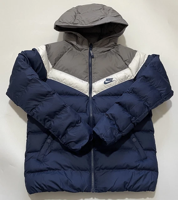 Nike Sportswear Kids Synthetic Fill Loose Fit Coat Jacket Size Large Cv9692 410