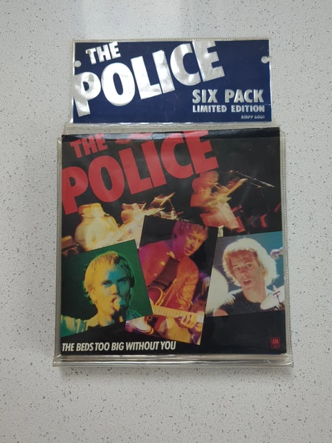 THE POLICE LIMITED Edition Six Pack A&M AMPP 6001 1980 BLUE VINYL