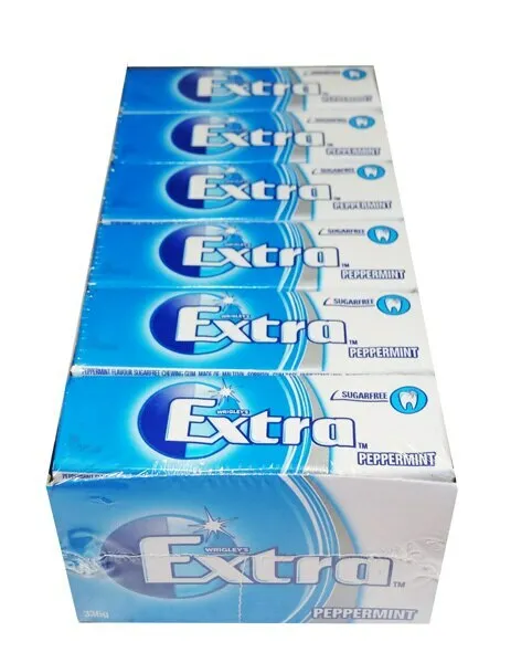 Extra Gum - Peppermint (24 x 10 pellet Display Unit)