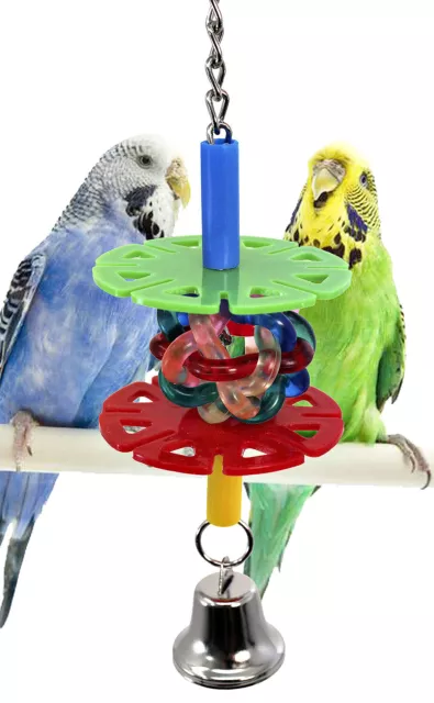 2007 Snowflake Wibblyball Bird Toy parrot cage toys cages cockatiel parrotlet