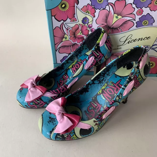 IRON FIST ZOMBIE Stomper Platform Heels Shoes Size 6 Horror Halloween  £14.00 - PicClick UK