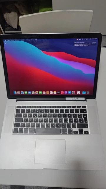 Apple MacBook Pro Retina 15' A1398 i7 2,2 GHz 256 GB SSD metà 2014 16 GB RAM