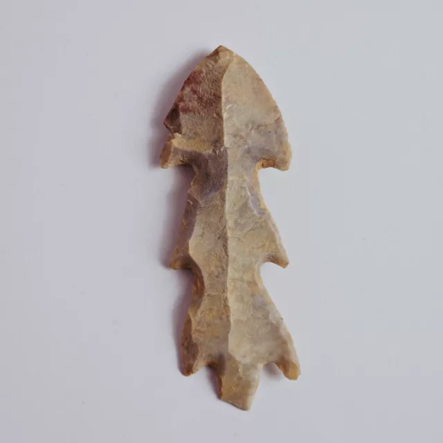 Neolithic Flint Carved Arrowhead Stone Age Britain War Relic 3000 B.c.