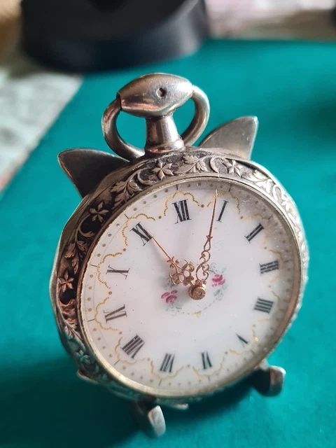 Montre Gousset Vintage TRIB - Acier Argenté Et Cuivré - Années 70 - Nécessite Révision (verre Rayé)
