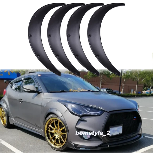 3.5& CAR FENDER Flares Wide Body Kit Extension Wheel Arches For Hyundai
