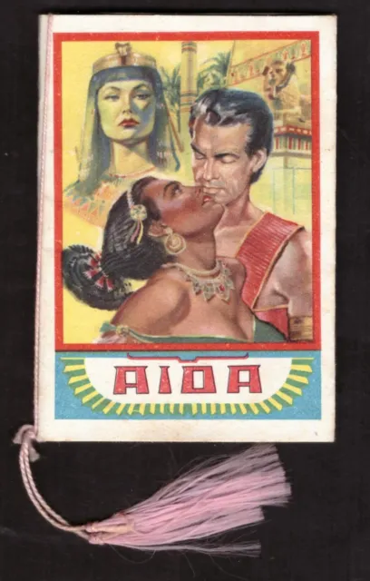 Calendarietto AIDA Opera di G. Verdi - Anno 1960
