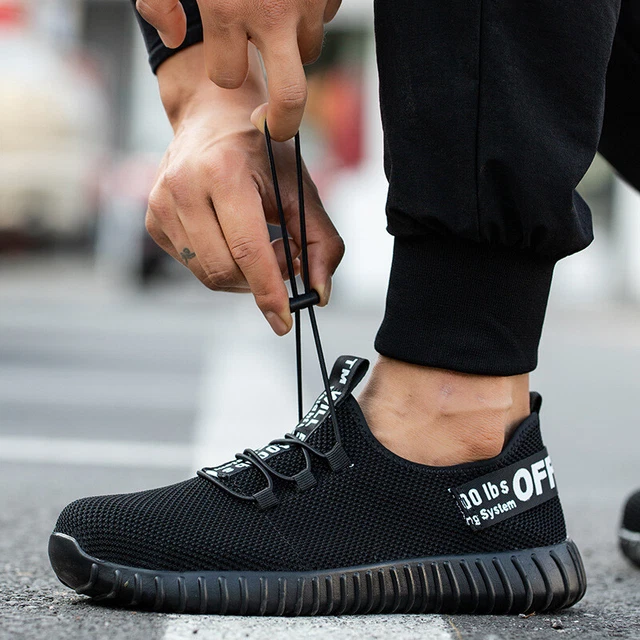 lightweight safety shoes men women work trainers steel toe caps sport sneakers