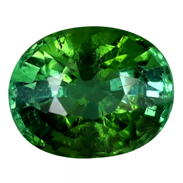 1.61 ct Excellent Oval Cut (8 x 6 mm) Mozambique Green Tourmaline Gemstone