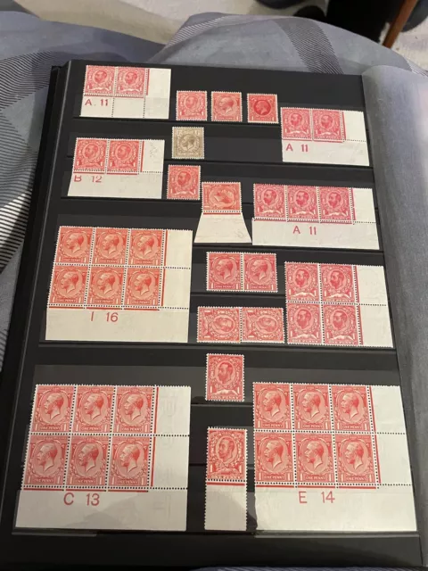 Gb King George V Stamps  M/Mint Please See Scans