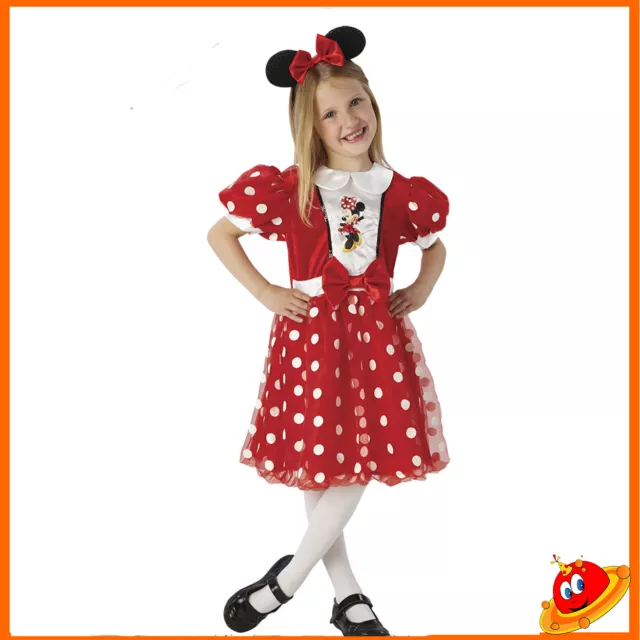 COSTUME CARNEVALE RAGAZZA Bambina Lady Topolina Minnie Mouse Tg 5-8 anni  EUR 29,90 - PicClick IT