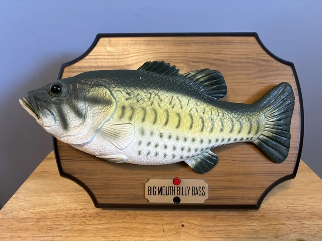 Gemmy Big Mouth Billy Bass - Poisson Chantant Animé - Modèle 1999