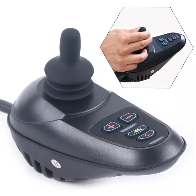 Controlador eléctrico para silla de ruedas parte 4 llaves joystick LED impermeable ¡VENTA!