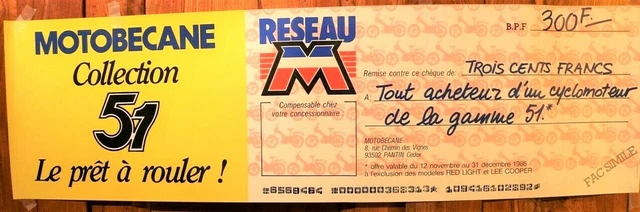 MBK mobylette motobecane 51 v occasion   Le Parking