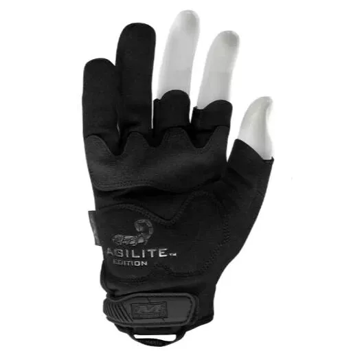 Agilite Semi-FINGERLESS Mechanix M-PACT Tactical Glove Medium Black