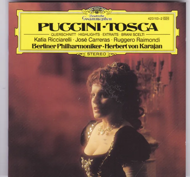 Giacomo Puccini - Tosca, Extraits (Karajan, Ricciarelli, Carreras, Raimondi)