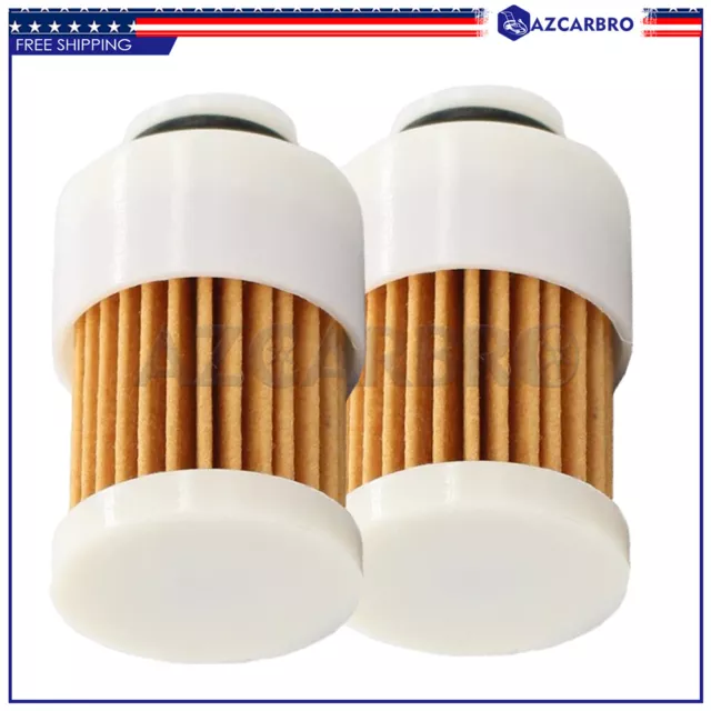 2Pc Fuel Filter for Mercury Mariner Outboard 75 80 90 100 115 hp 4stroke 2000-06