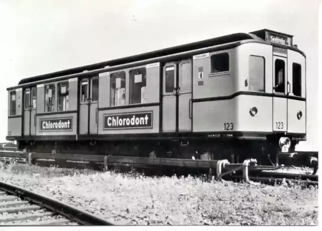 "Altes Foto"- U-Bahn Berlin Typ B2 Großprofil 8. Lieferung Baujahr 1927